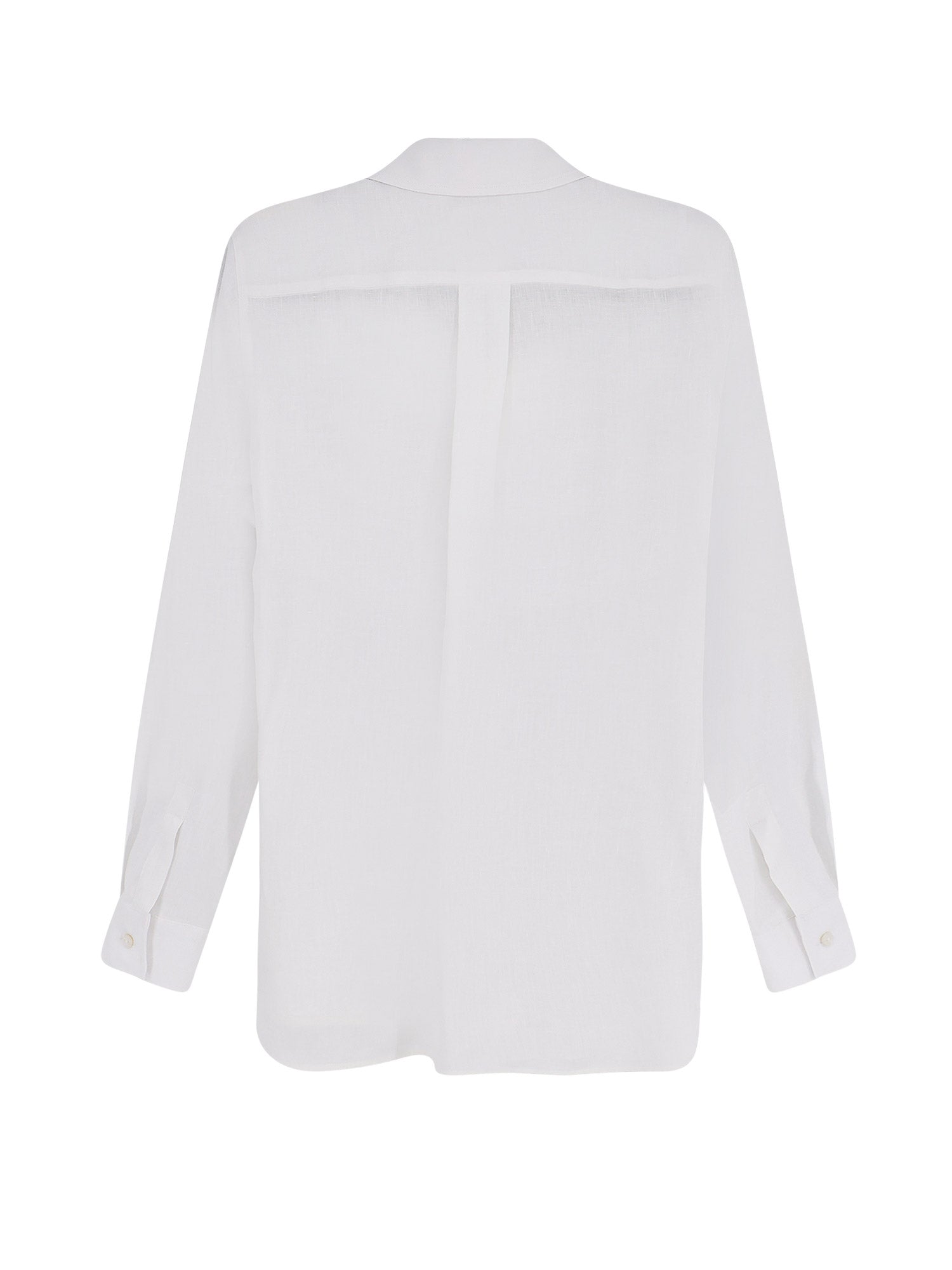 Max Mara Shirts White Lino