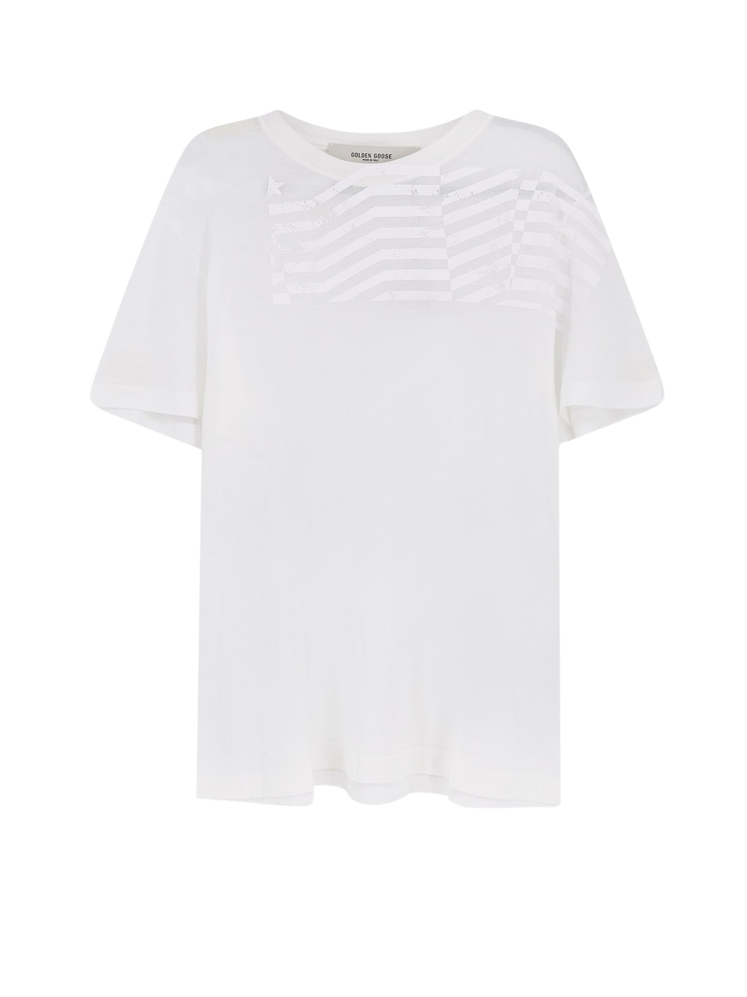 Golden Goose T-shirts and Polos White Lyocell