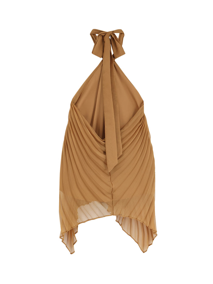 Max Mara T-shirts and Polos Brown Poliestere