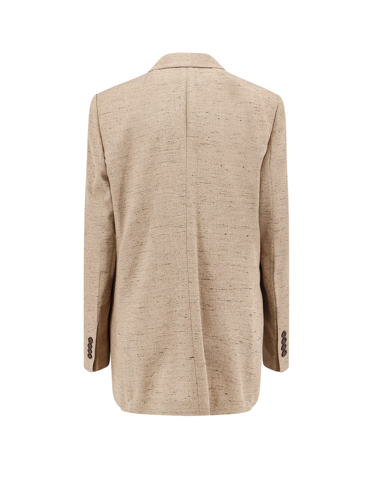 Dolce & Gabbana Clothing Melangebiancobeige Viscosa Lino Poliammidica