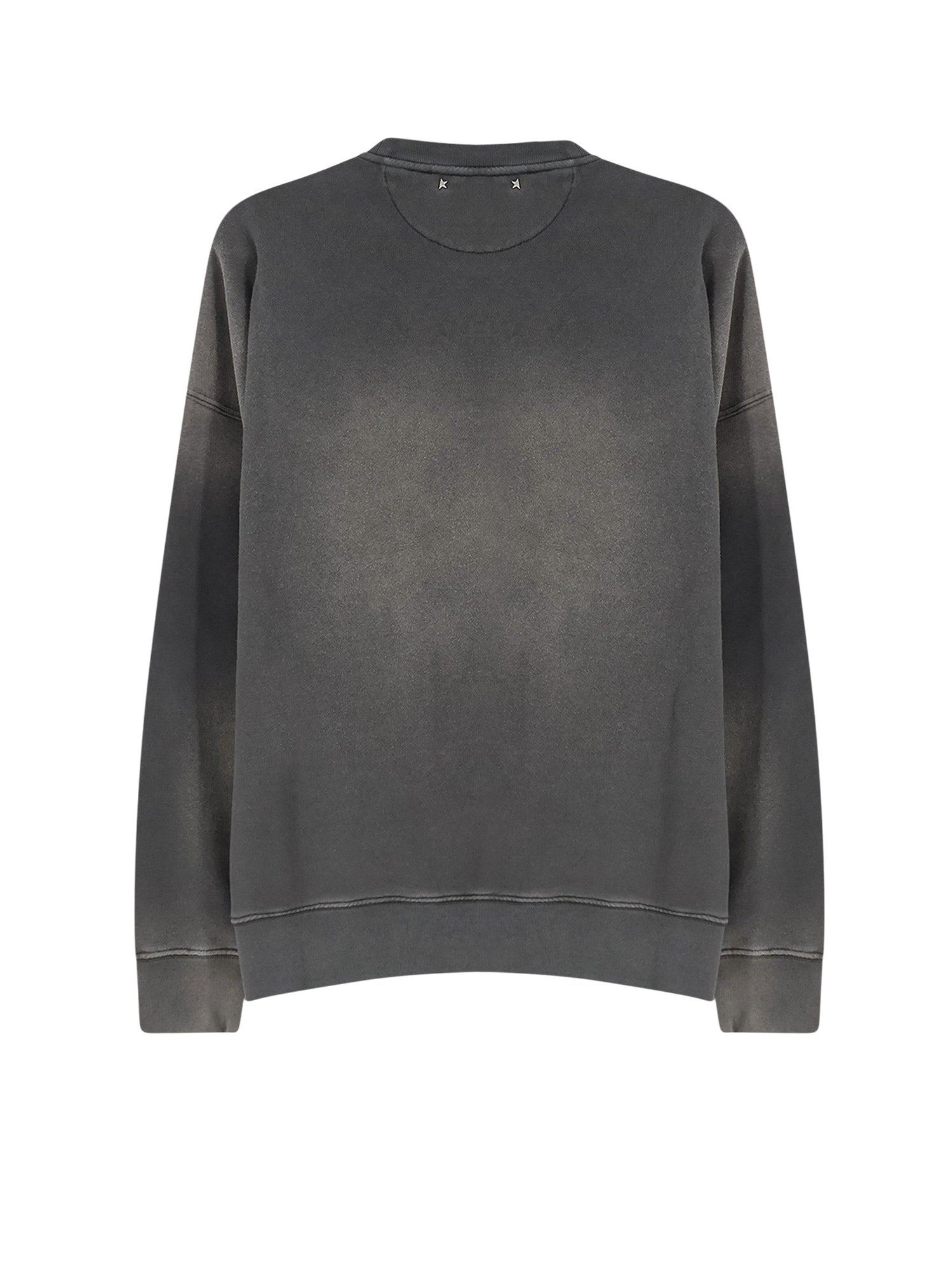 Golden Goose Sweaters Charcoal Cotone