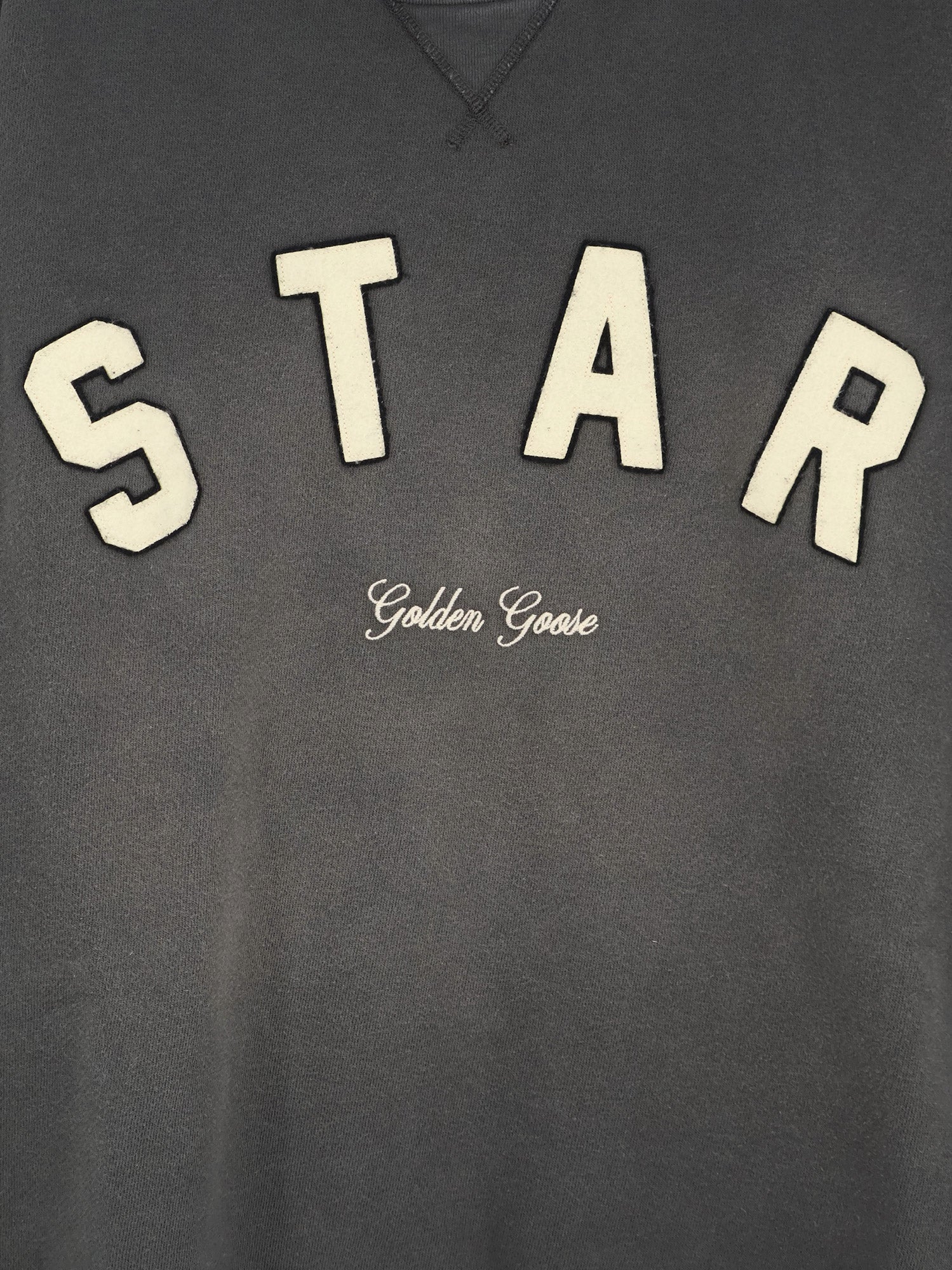 Golden Goose Sweaters Charcoal Cotone