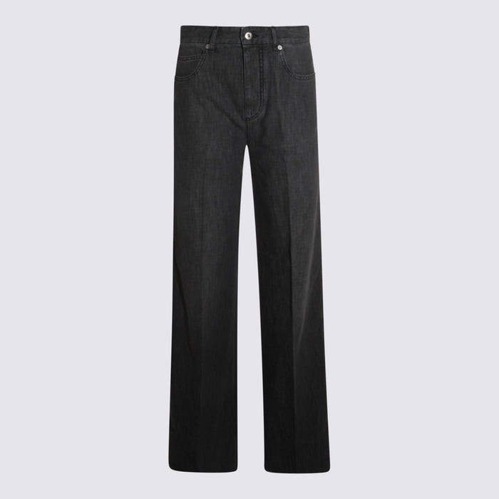 Bottega Veneta Trousers Washed Black _co