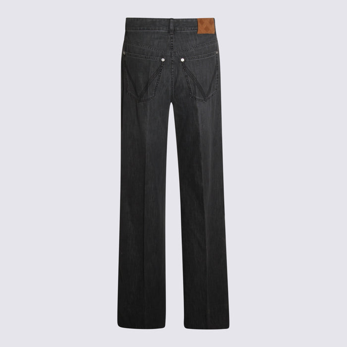 Bottega Veneta Trousers Washed Black _co
