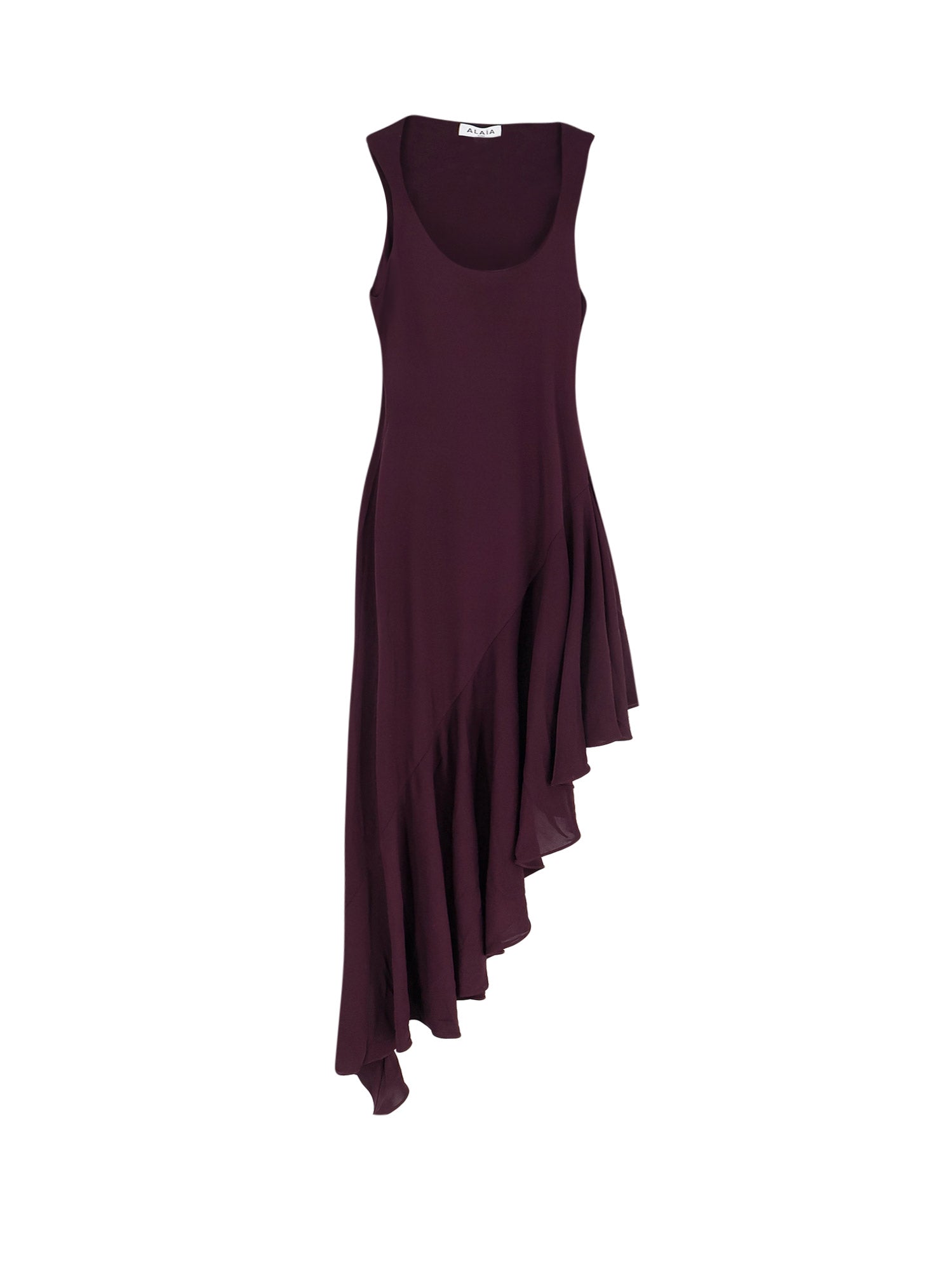 Alaia Dresses Bordeaux Viscosa