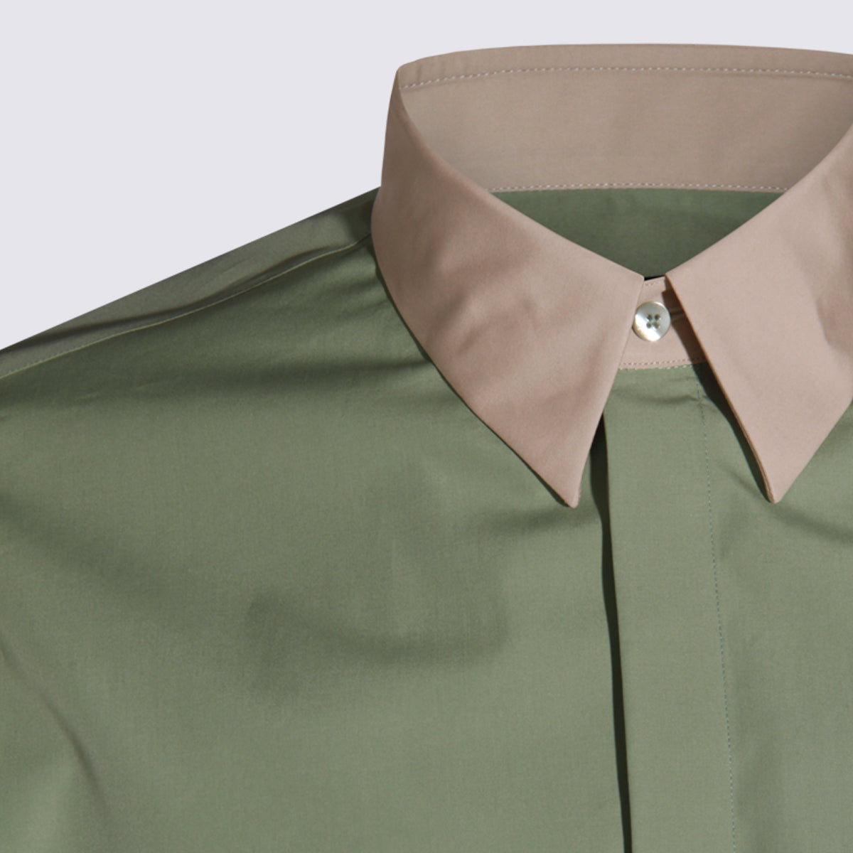 Fendi Shirts Aqua _co
