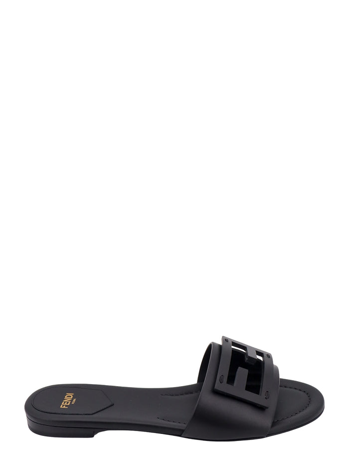 Fendi Sandals Black Pelle