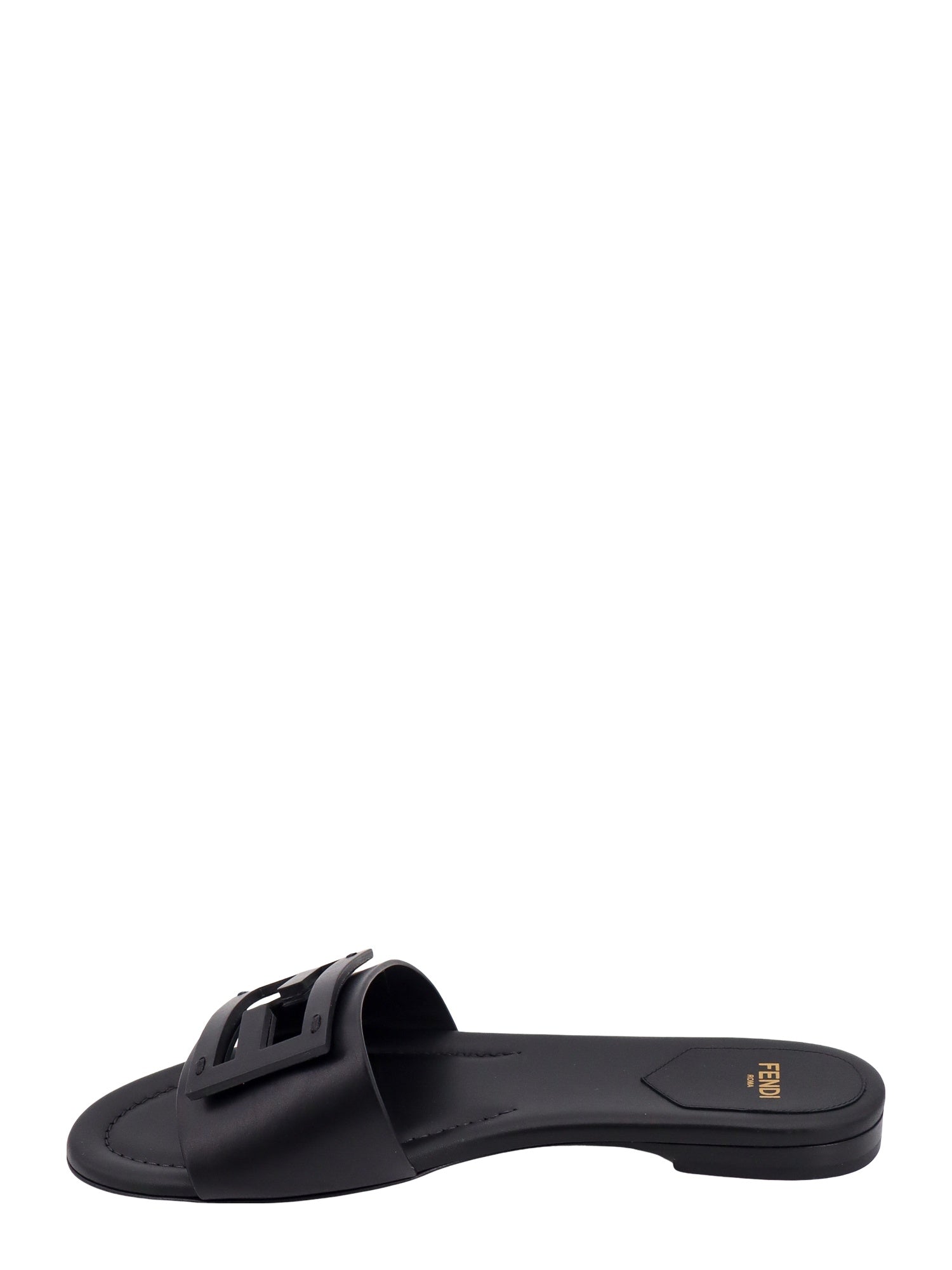 Fendi Sandals Black Pelle
