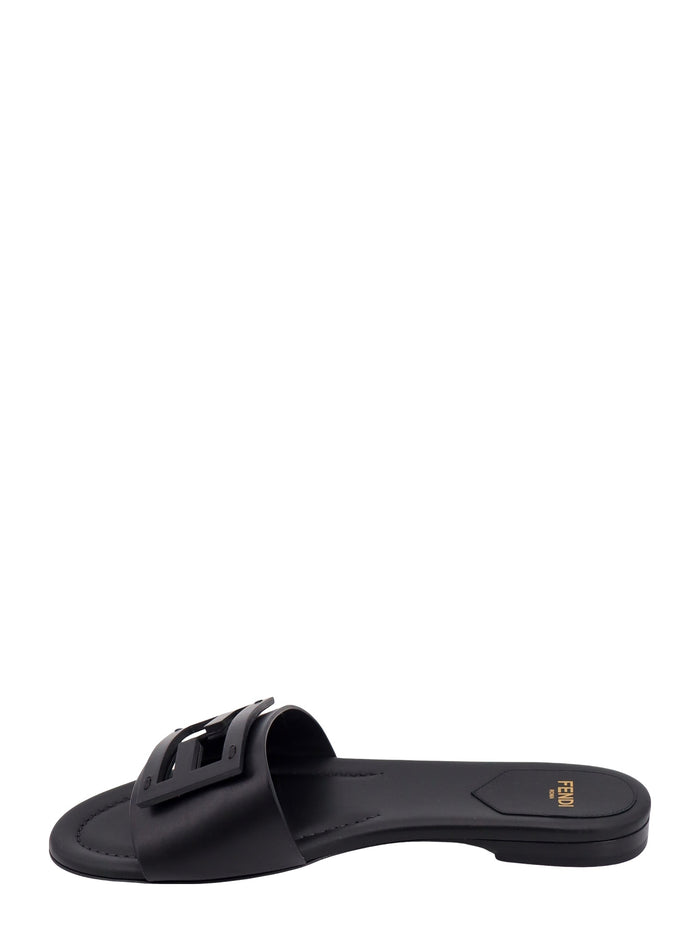 Fendi Sandals Black Pelle