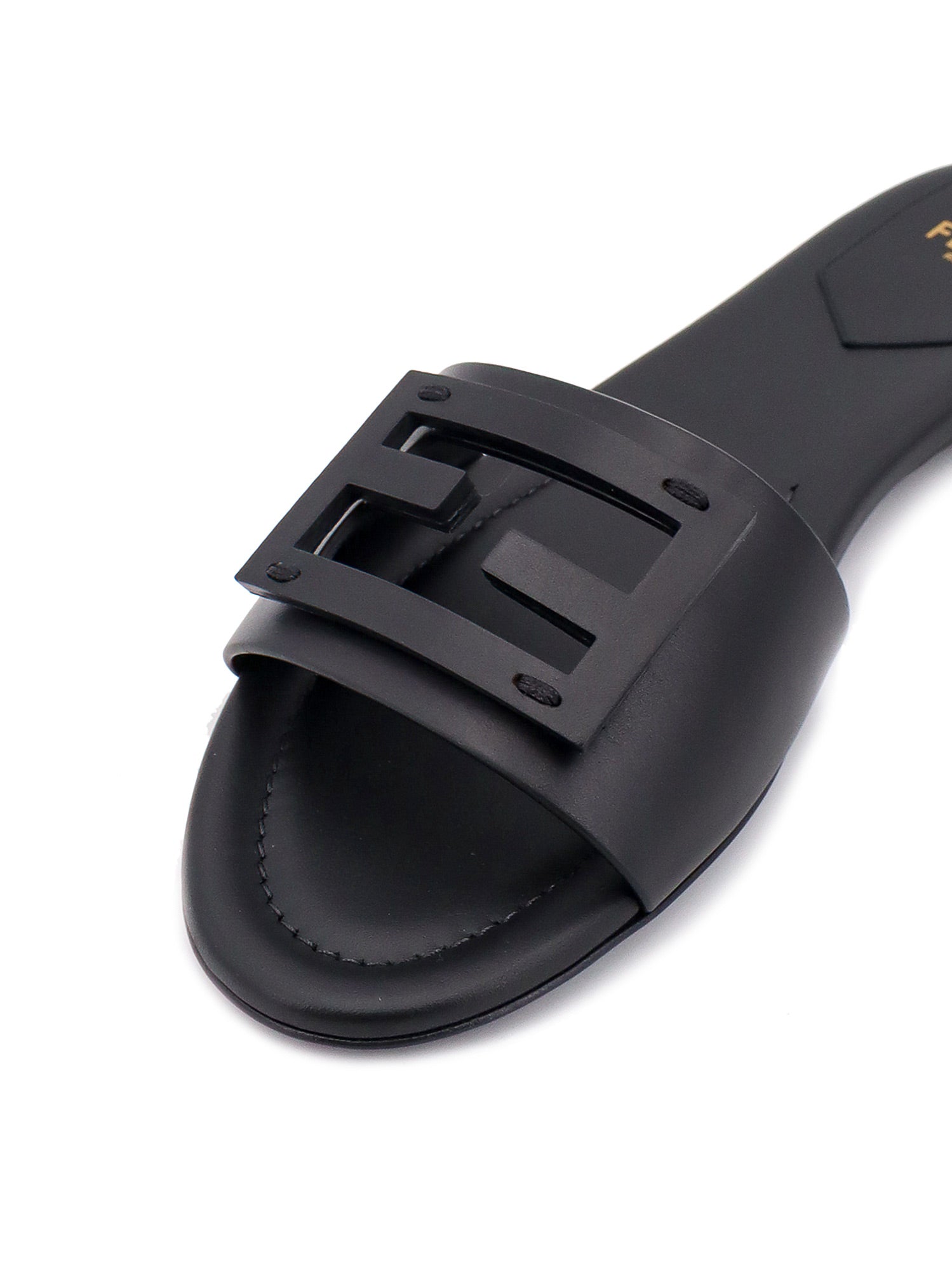 Fendi Sandals Black Pelle