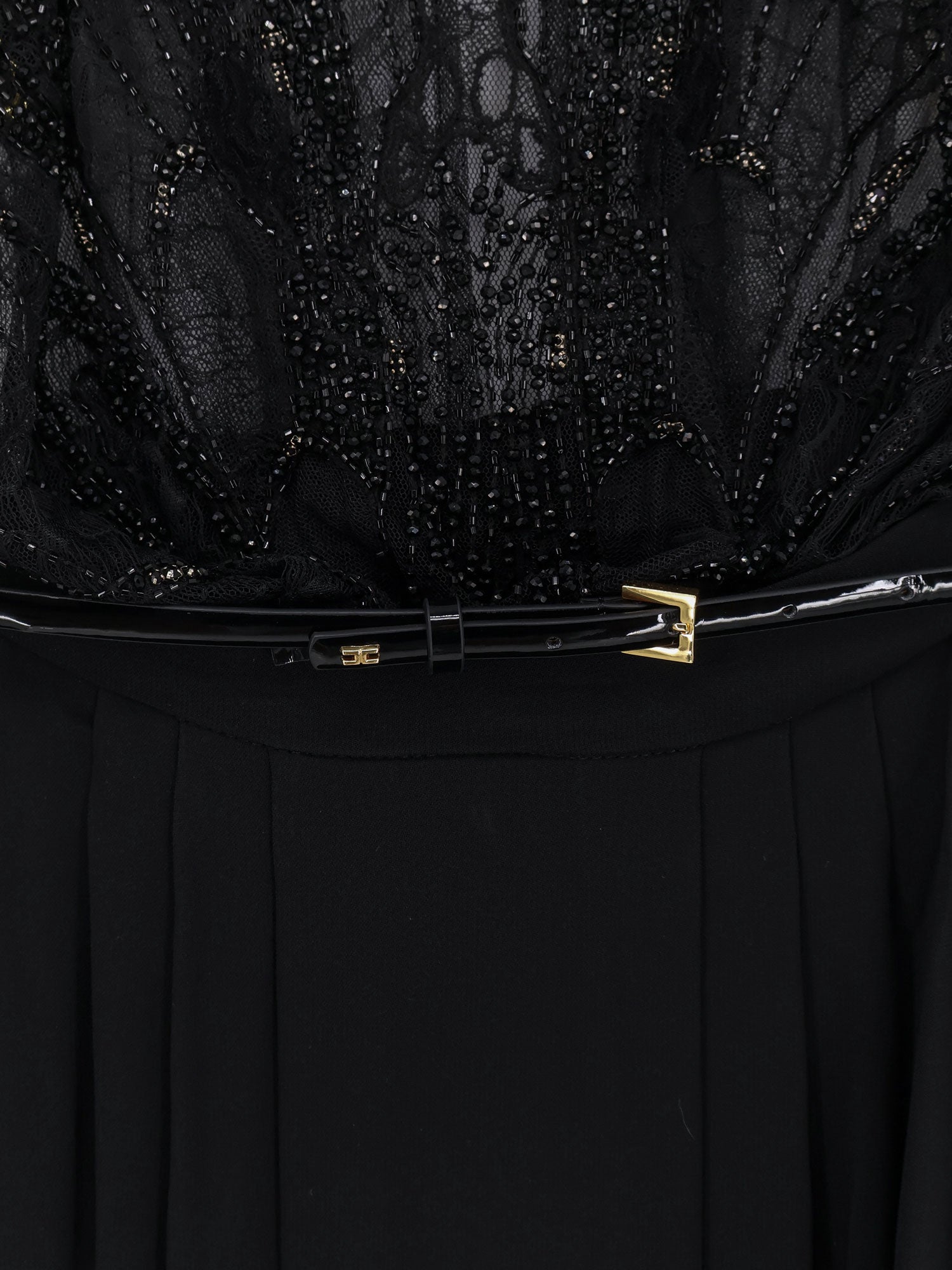 Elisabetta Franchi Dresses Black Viscosa