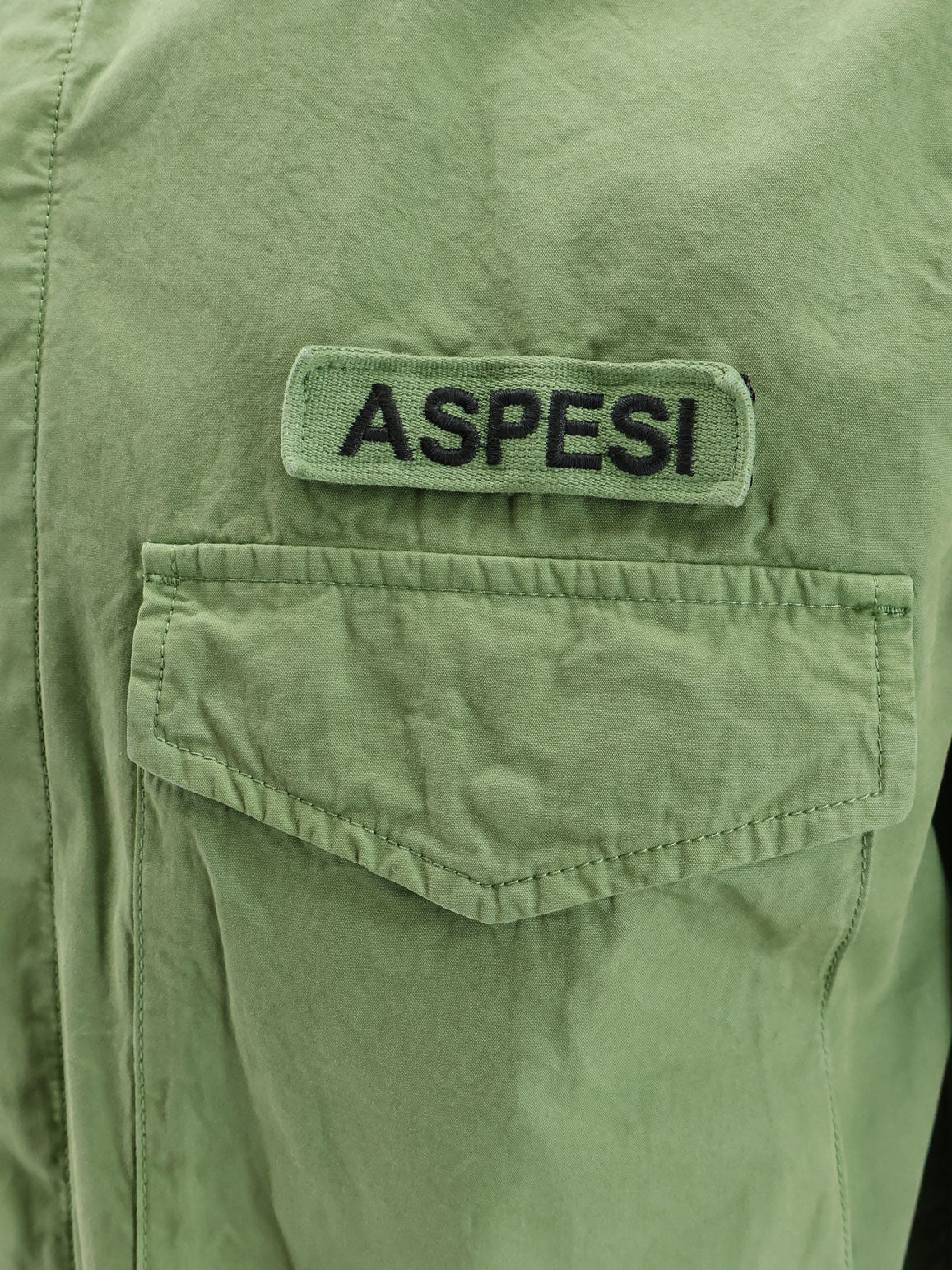 Aspesi Shirts Pistachio Cotone