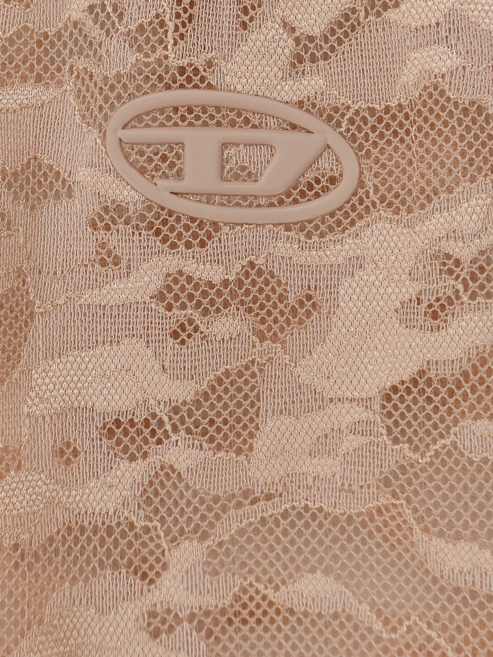 Diesel T-shirts and Polos Pink Nylon Elastan