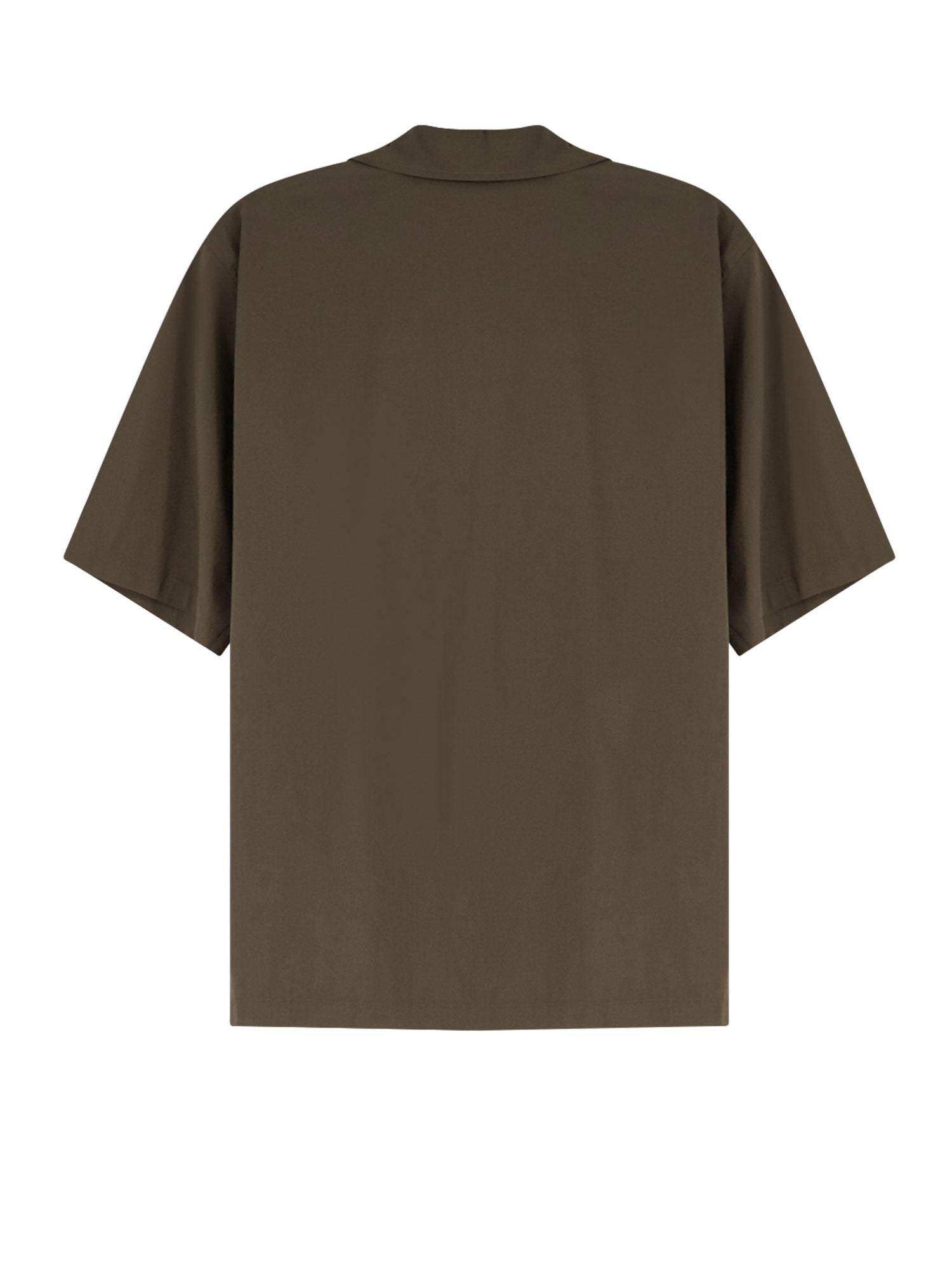 Aspesi Shirts Green Cotone Poliammide Elastan