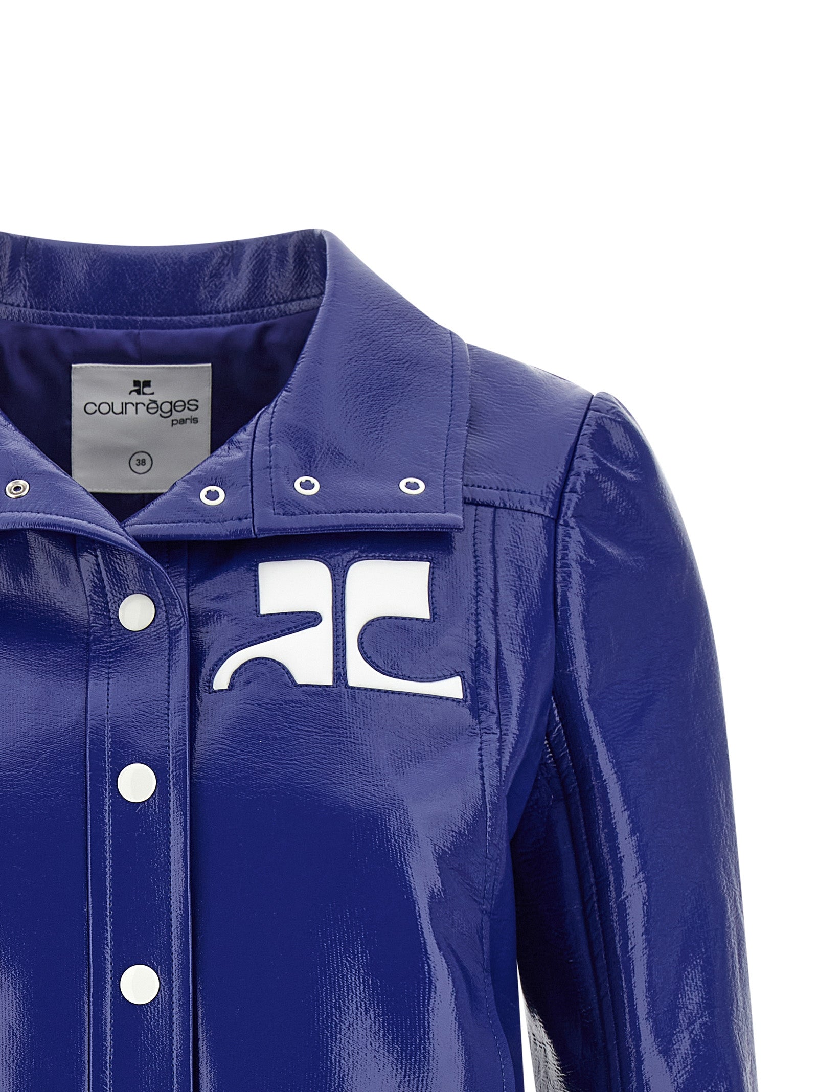 Reedition Vinyl jacket Blue Down Jacket, Parka, Casual