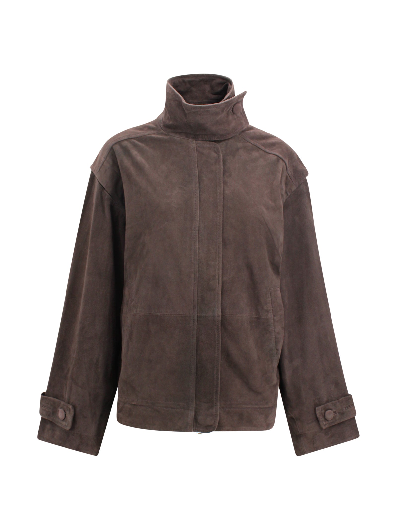 Rotate Jackets Brown Leather