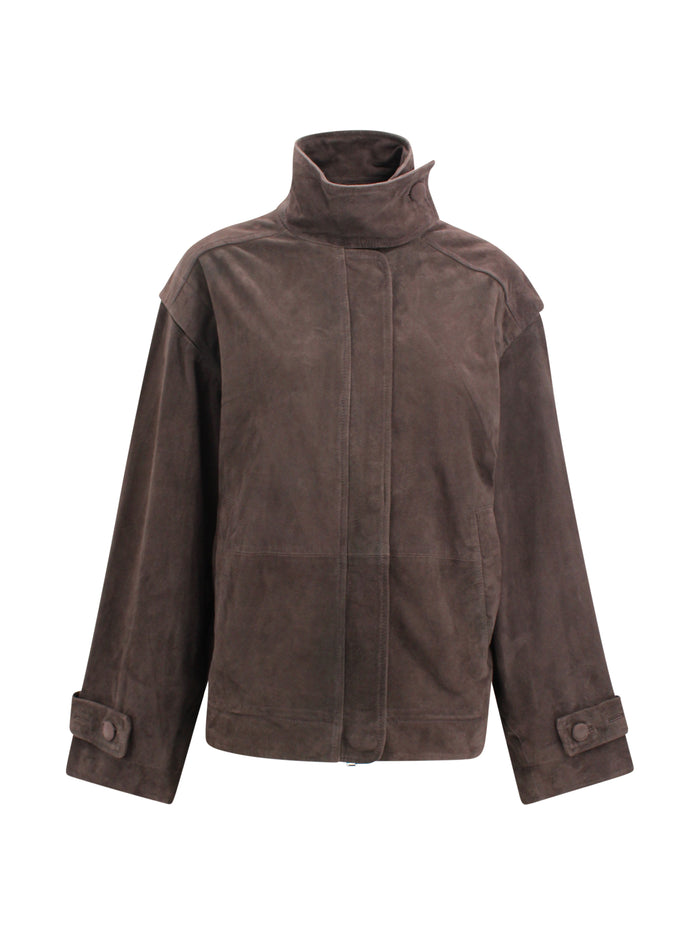 Rotate Jackets Brown Leather