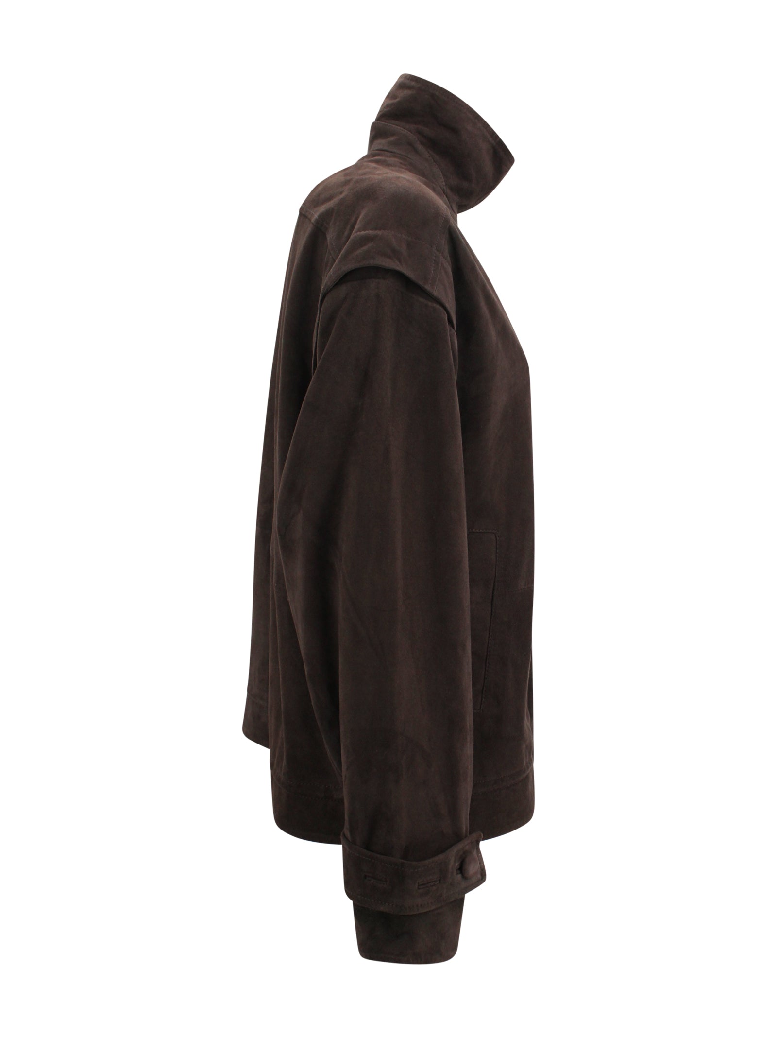 Rotate Jackets Brown Leather
