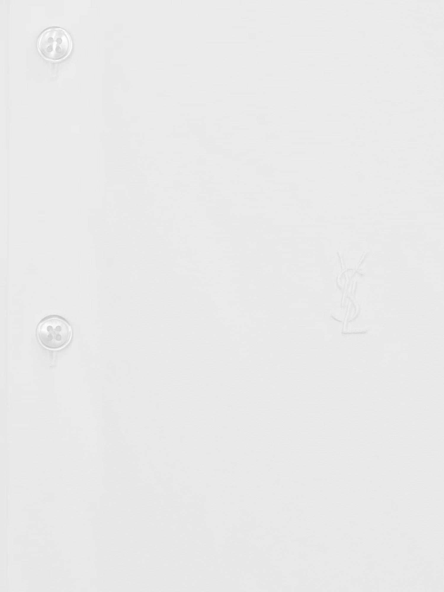Saint Laurent Shirts White Cotone