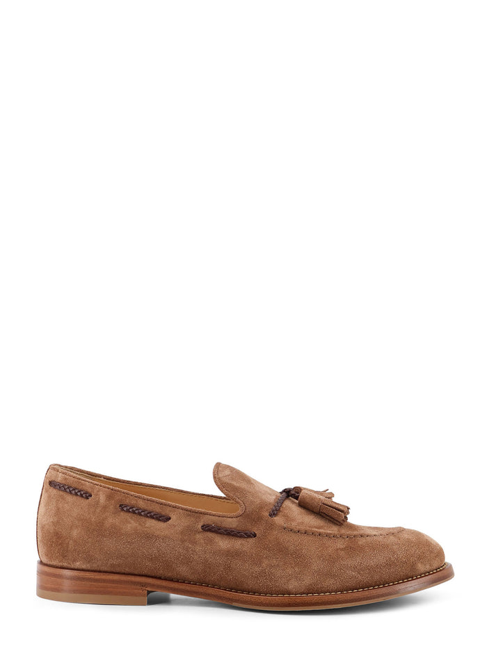 Brunello Cucinelli Flat Shoes Brown Pelle