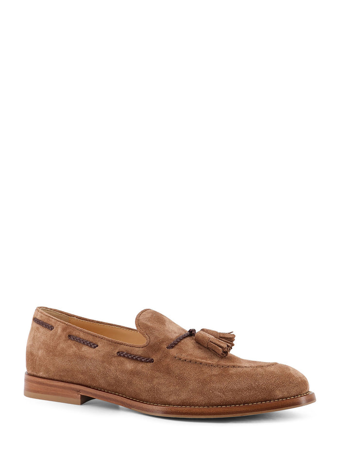 Brunello Cucinelli Flat Shoes Brown Pelle