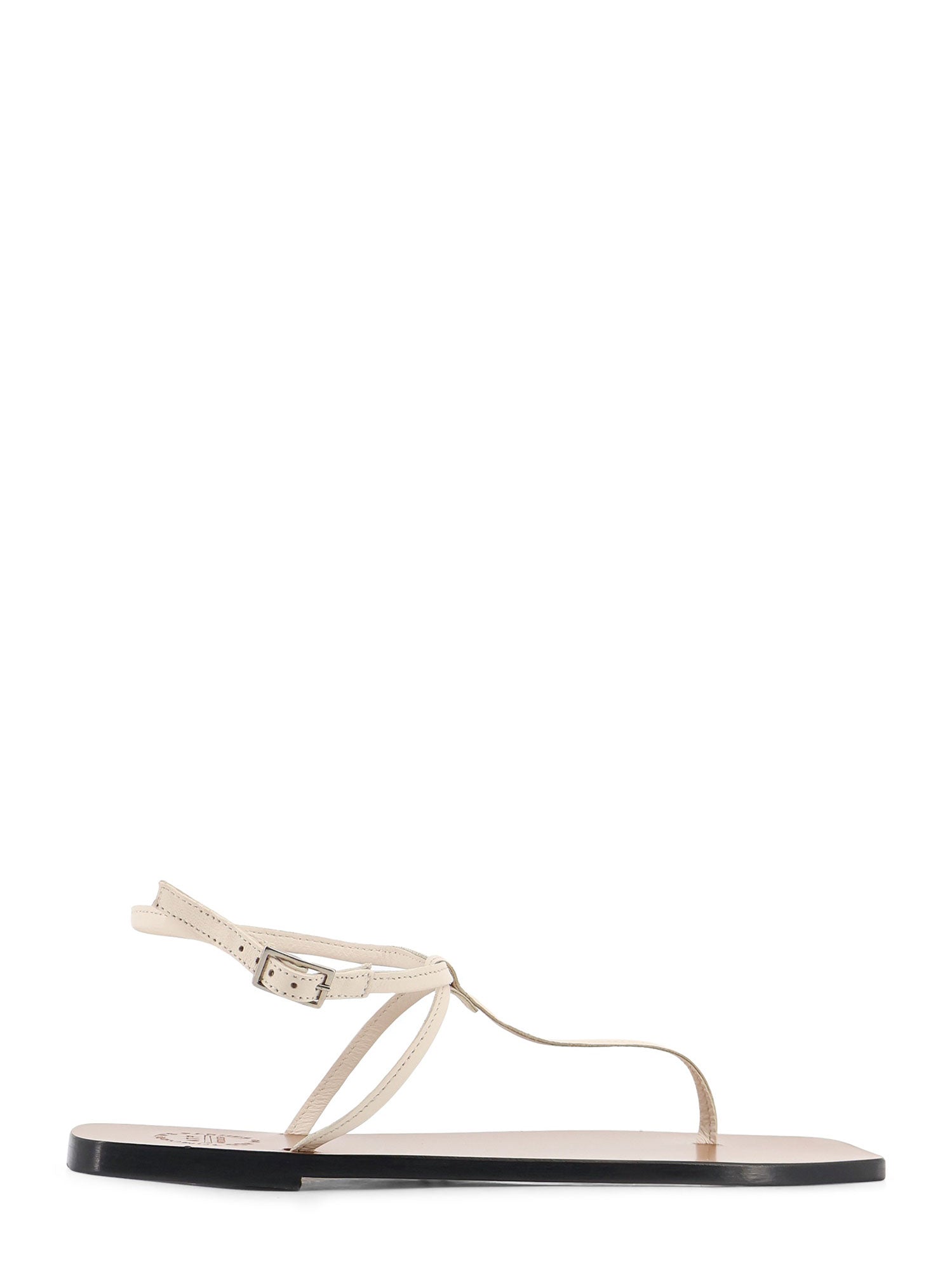 ATP ATELIER Sandals Linen Pelle