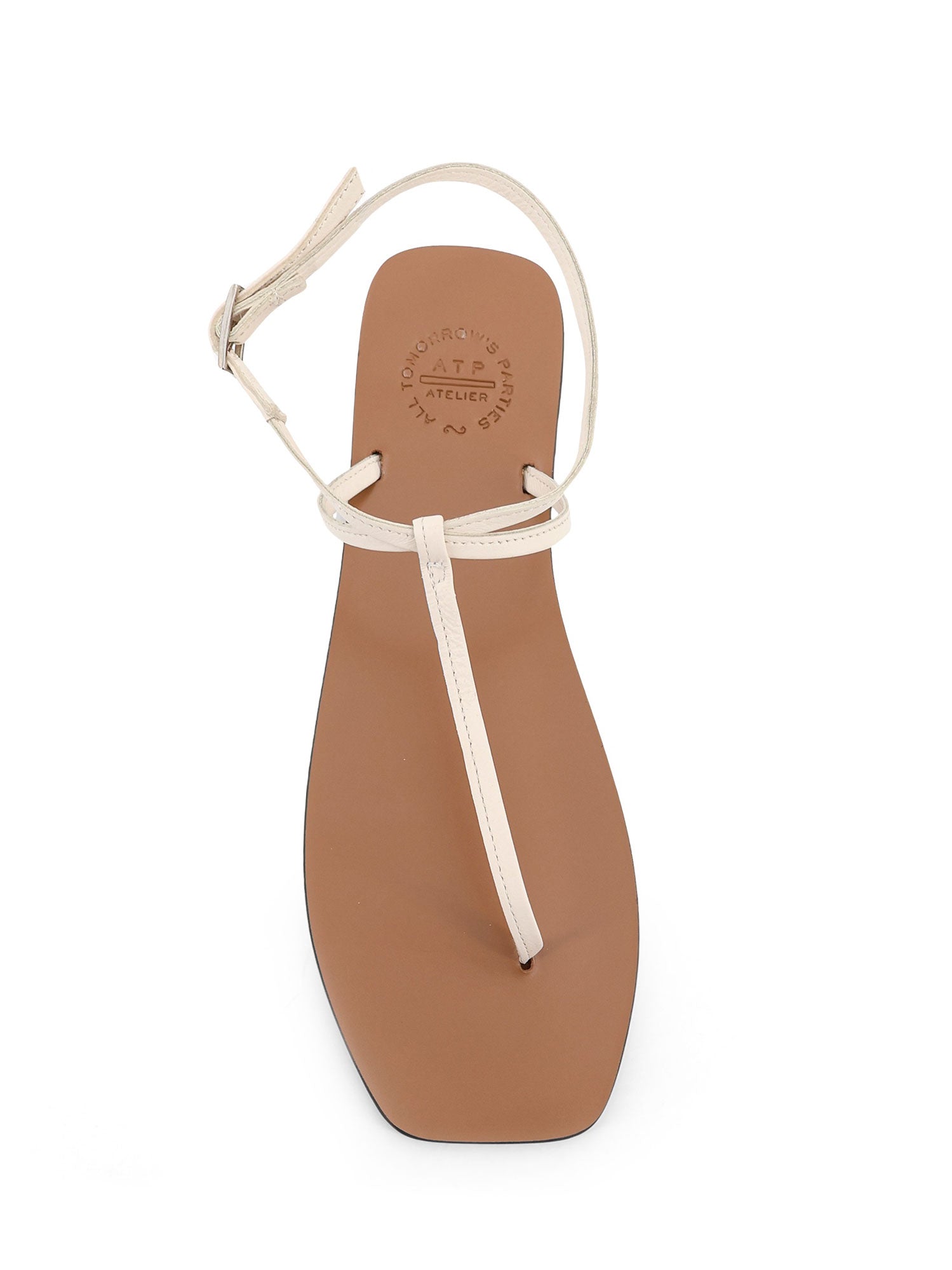 ATP ATELIER Sandals Linen Pelle