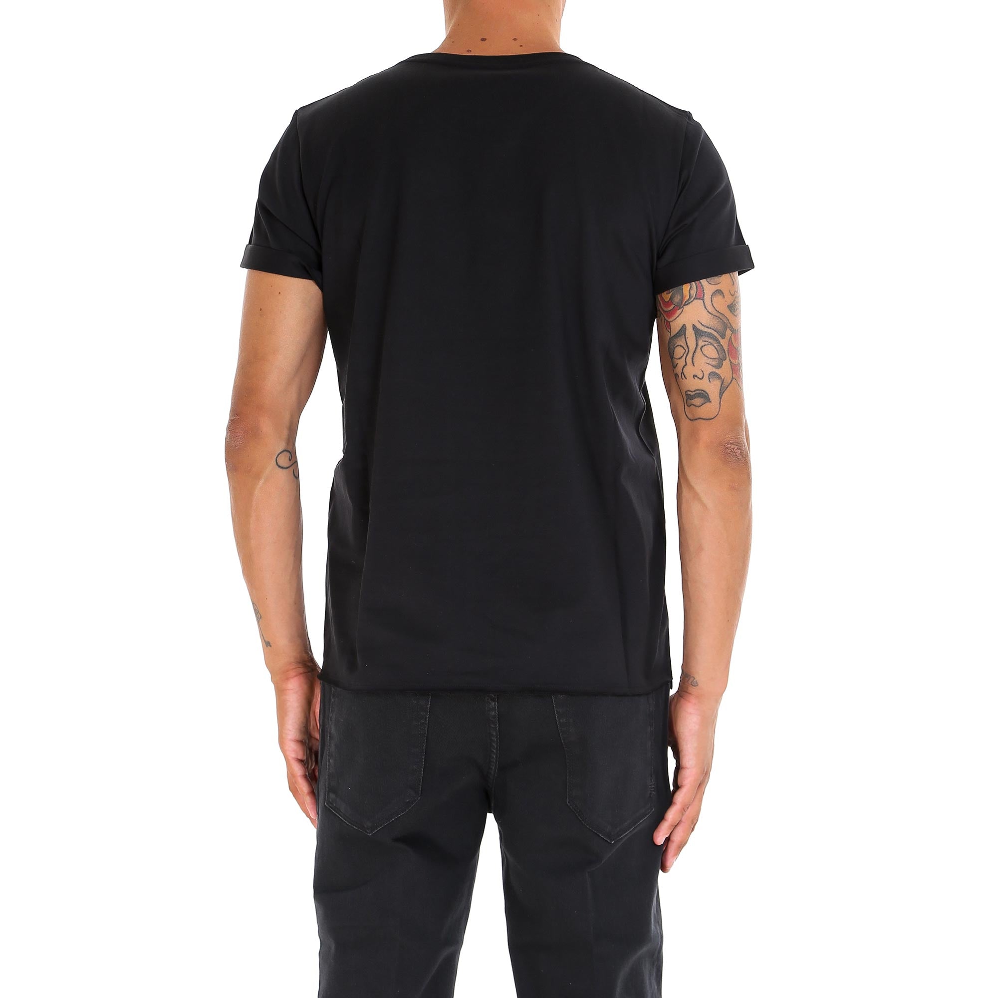 Saint Laurent T-Shirts And Polos Black Cotone