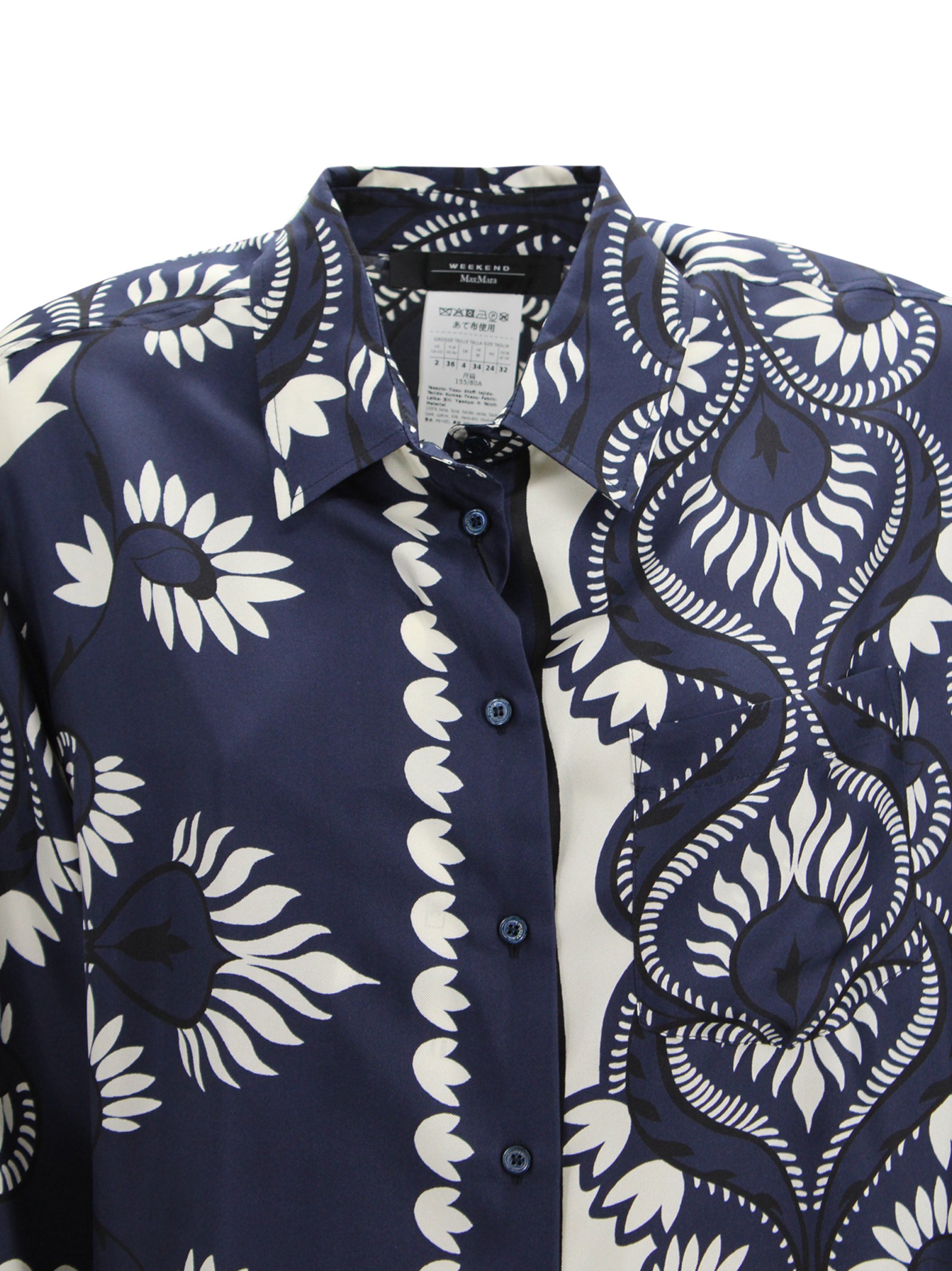 Max Mara Weekend Jackets Blue Silk