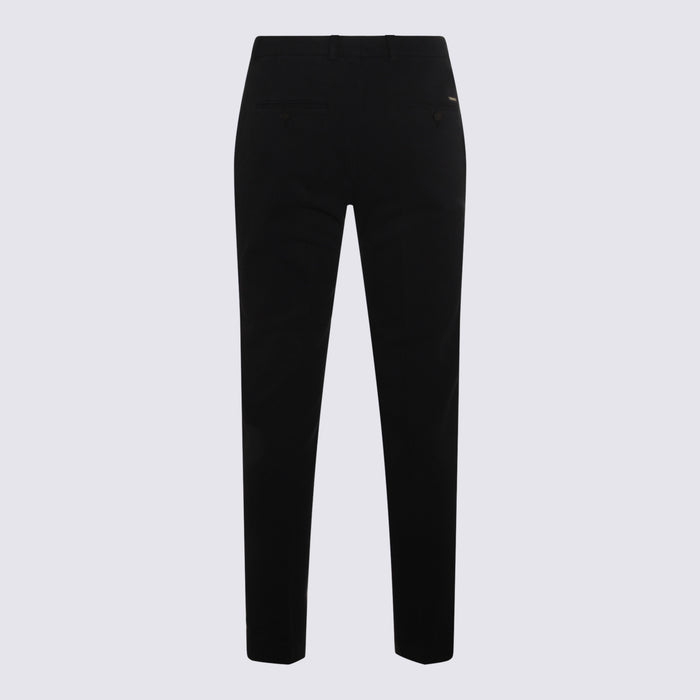 Incotex Trousers Black _co Ea