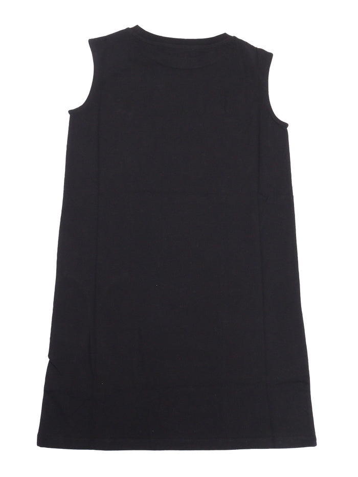 JERSEY DRESS Black Cotton