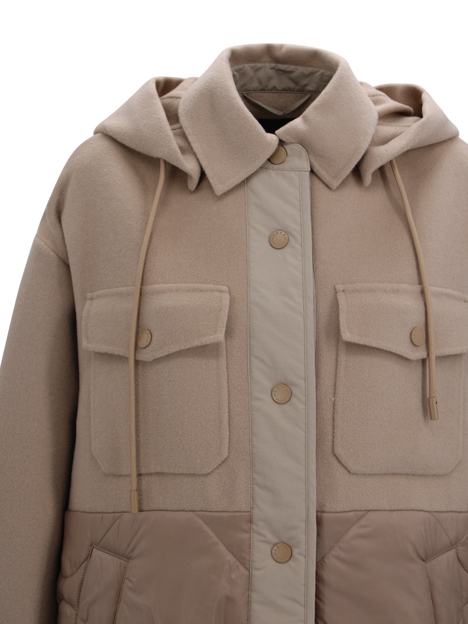 Max Mara Weekend Coats Cammello Virgin Wool