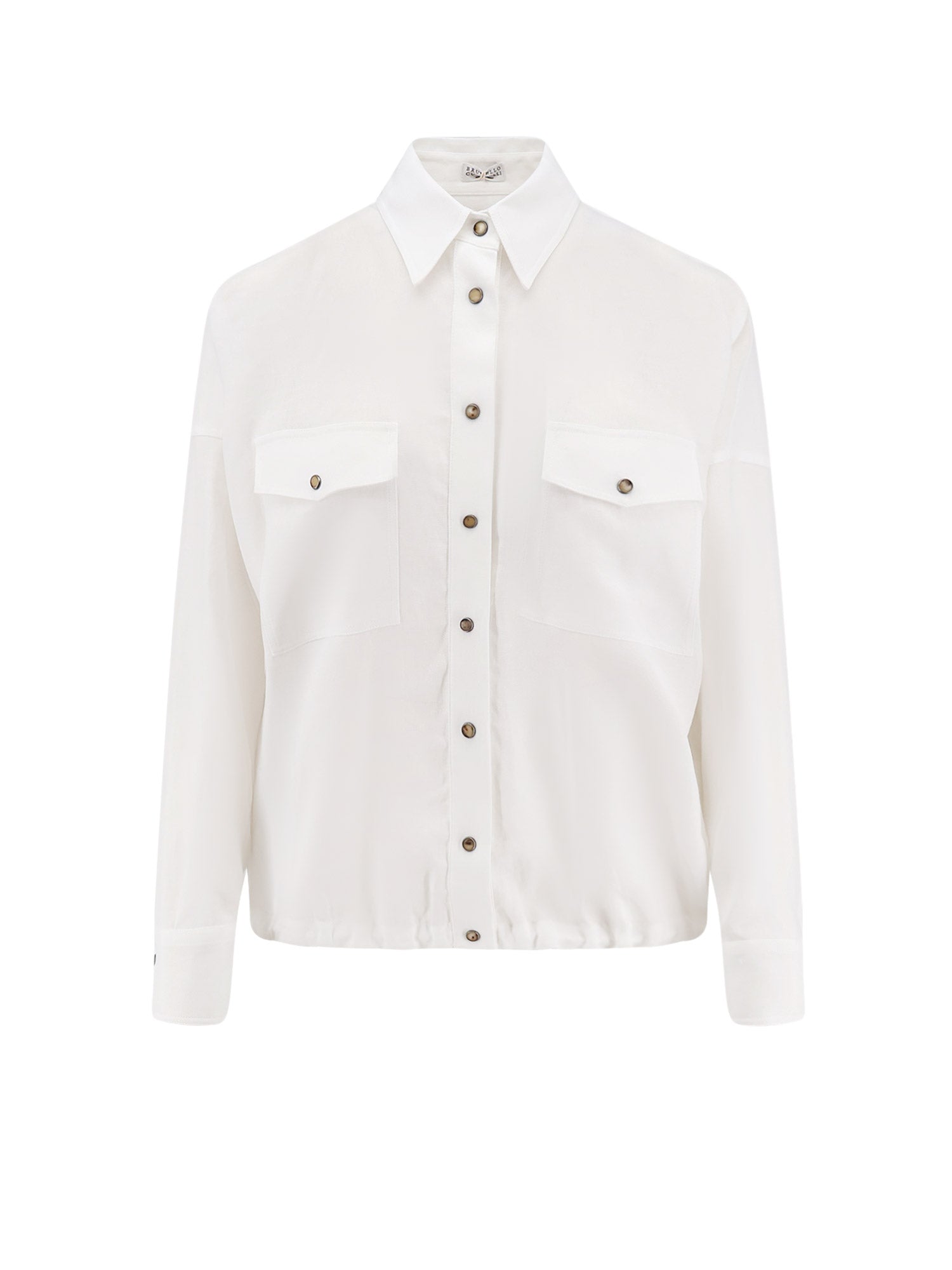 Brunello Cucinelli Shirts White Cotone