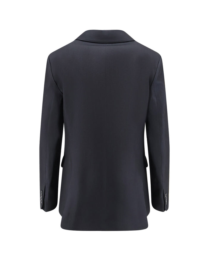 Seafarer Clothing Black Lana Vergine Seta