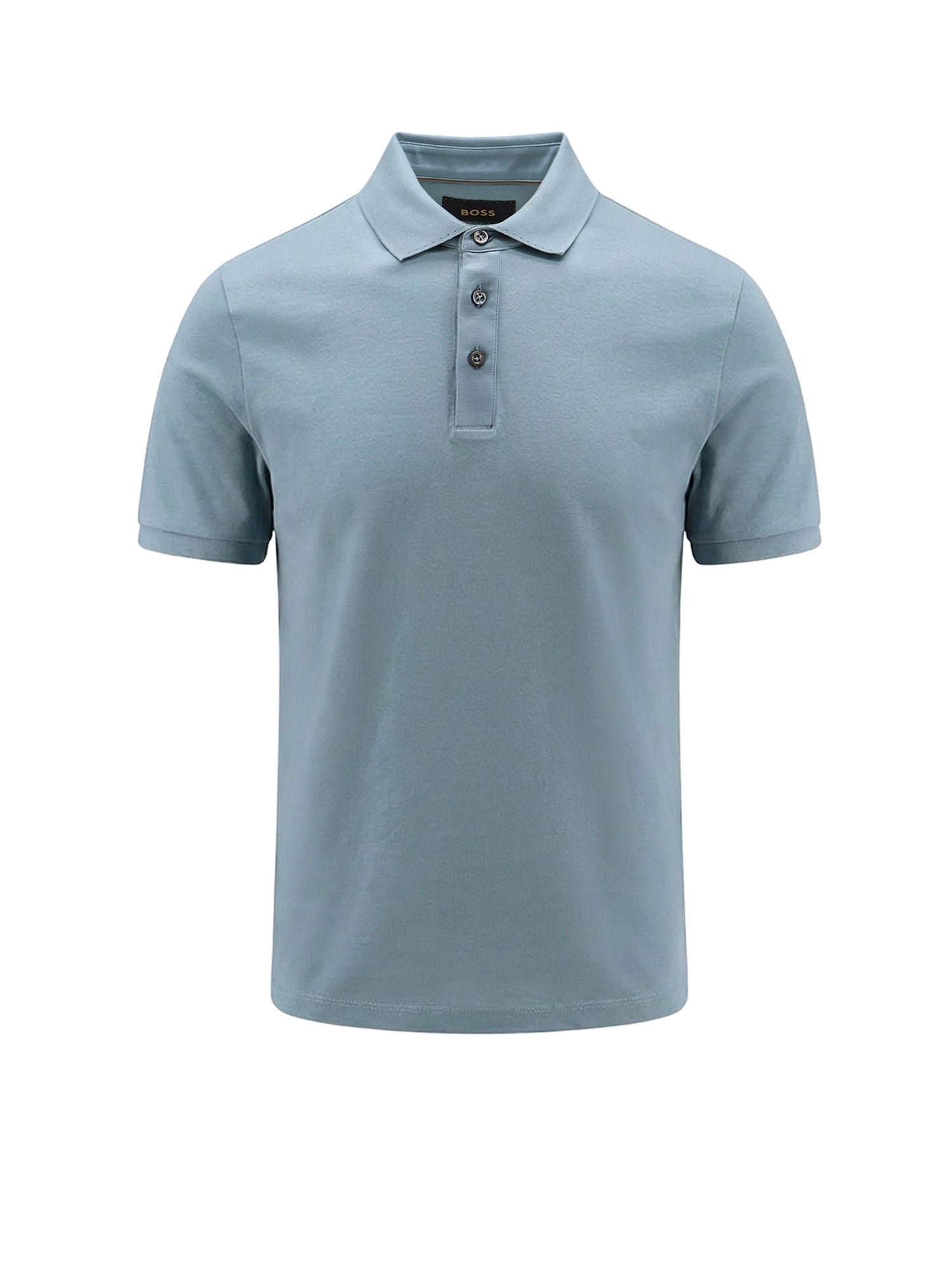 Boss T-Shirts And Polos Openblue Cotone