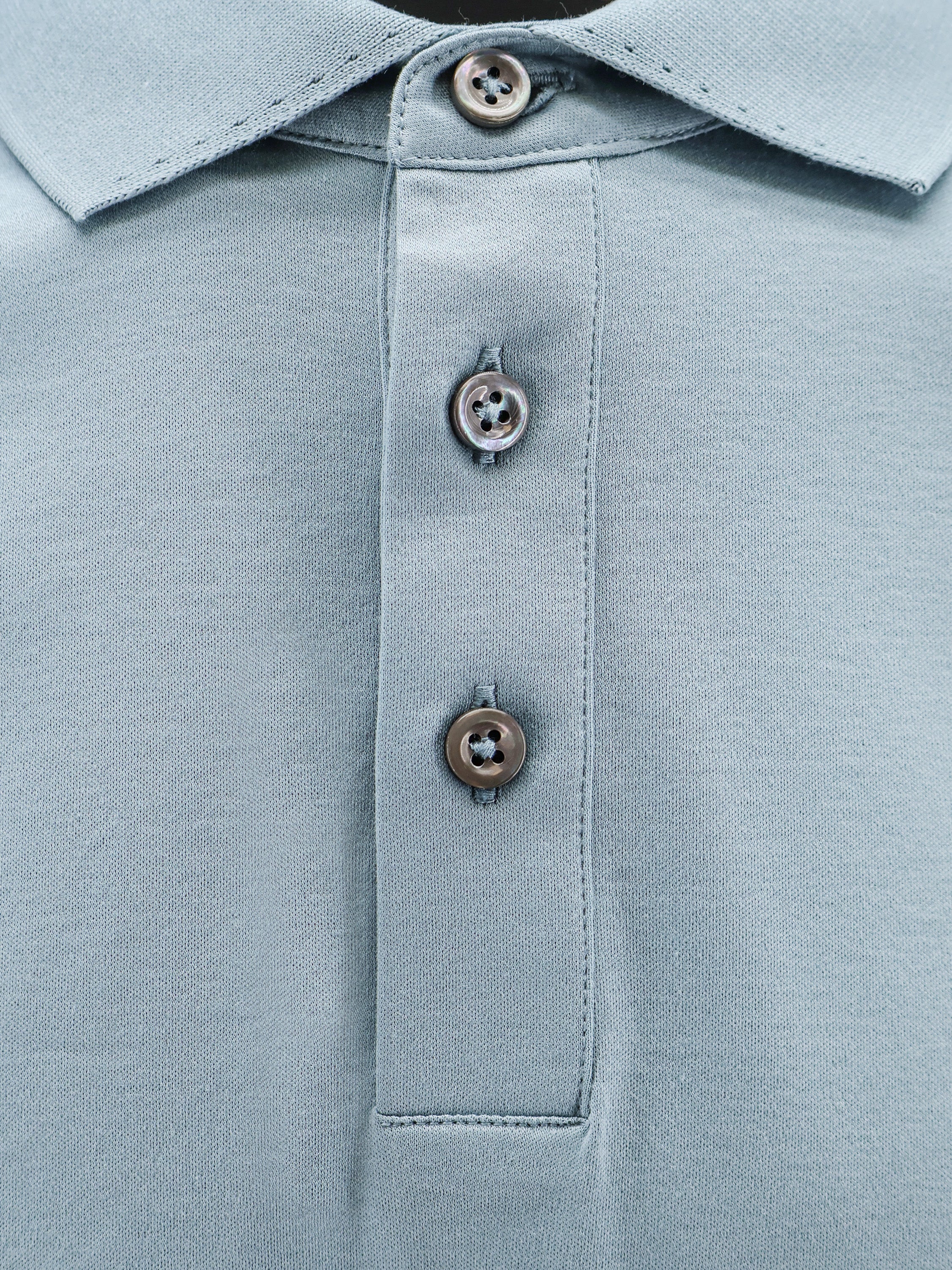 Boss T-Shirts And Polos Openblue Cotone