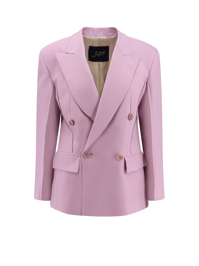 Seafarer Clothing Pink Lana Vergine Seta
