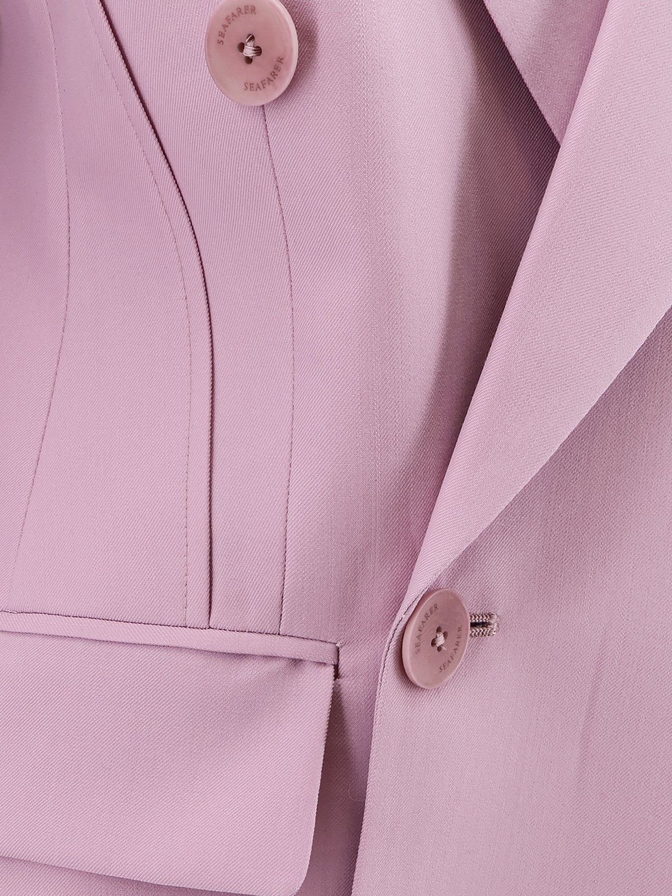 Seafarer Clothing Pink Lana Vergine Seta