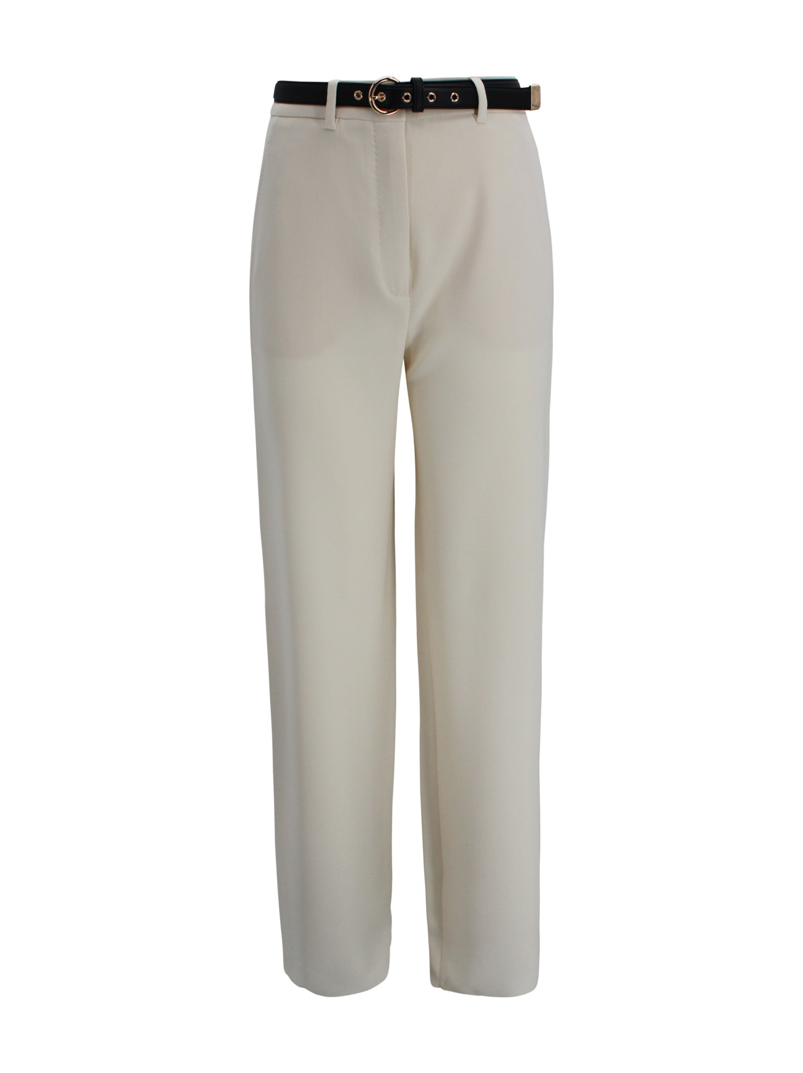 Max Mara Studio Trousers Beige Triacetate