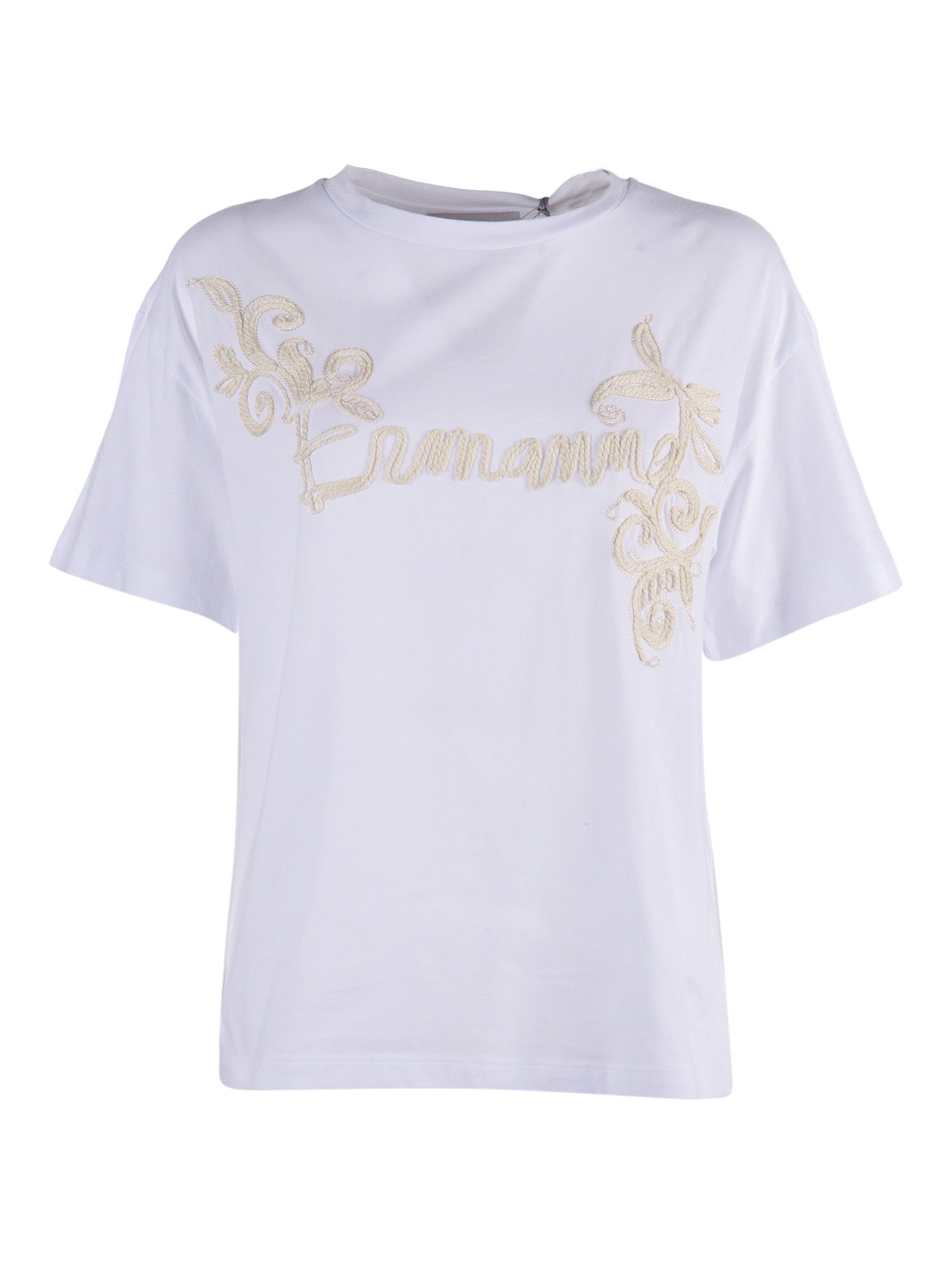 T-Shirt White Short Sleeves