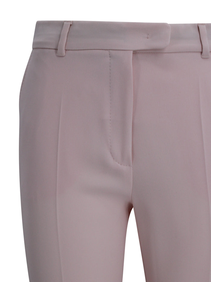 Max Mara Studio Trousers Pink Triacetate