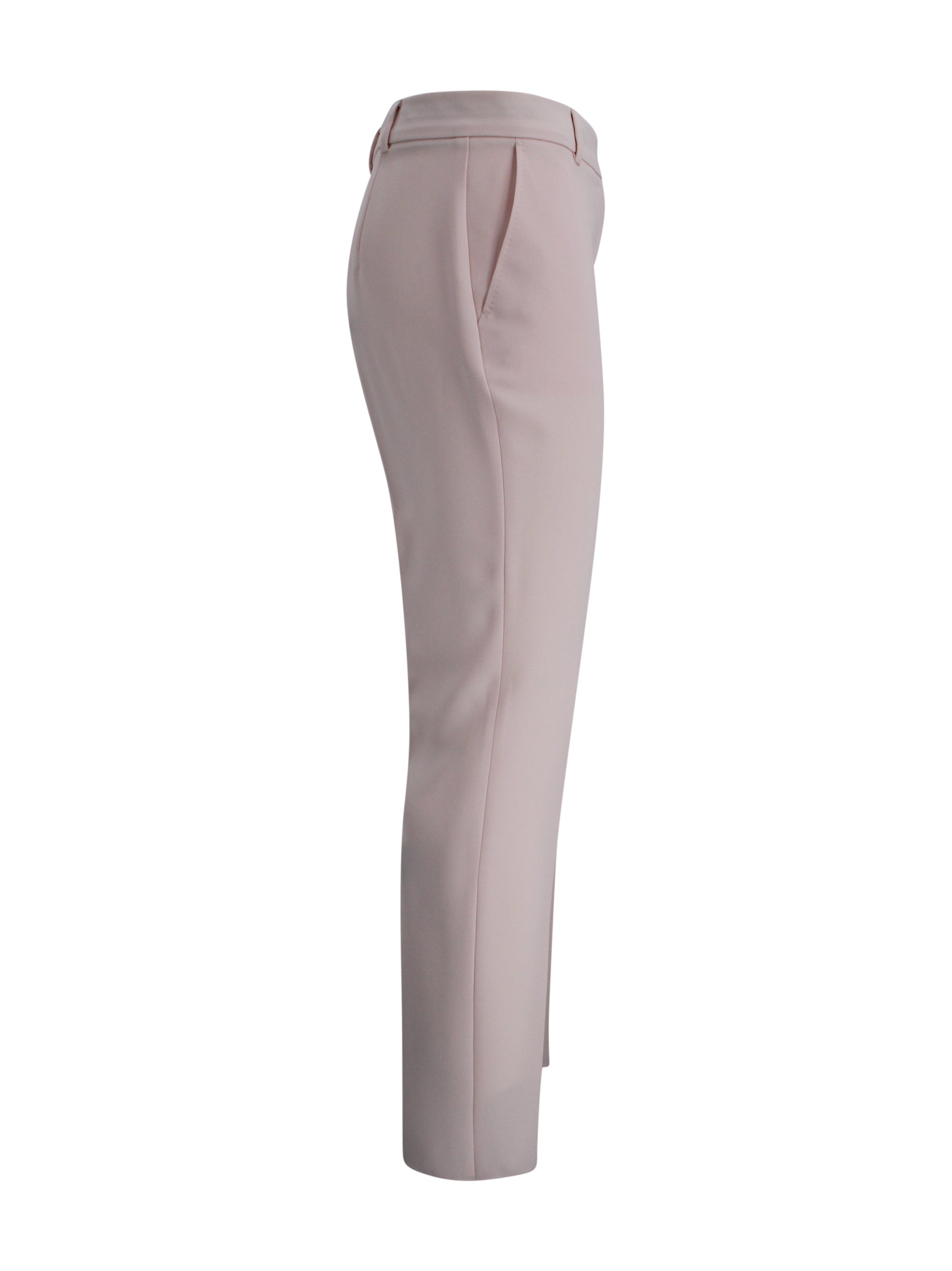 Max Mara Studio Trousers Pink Triacetate