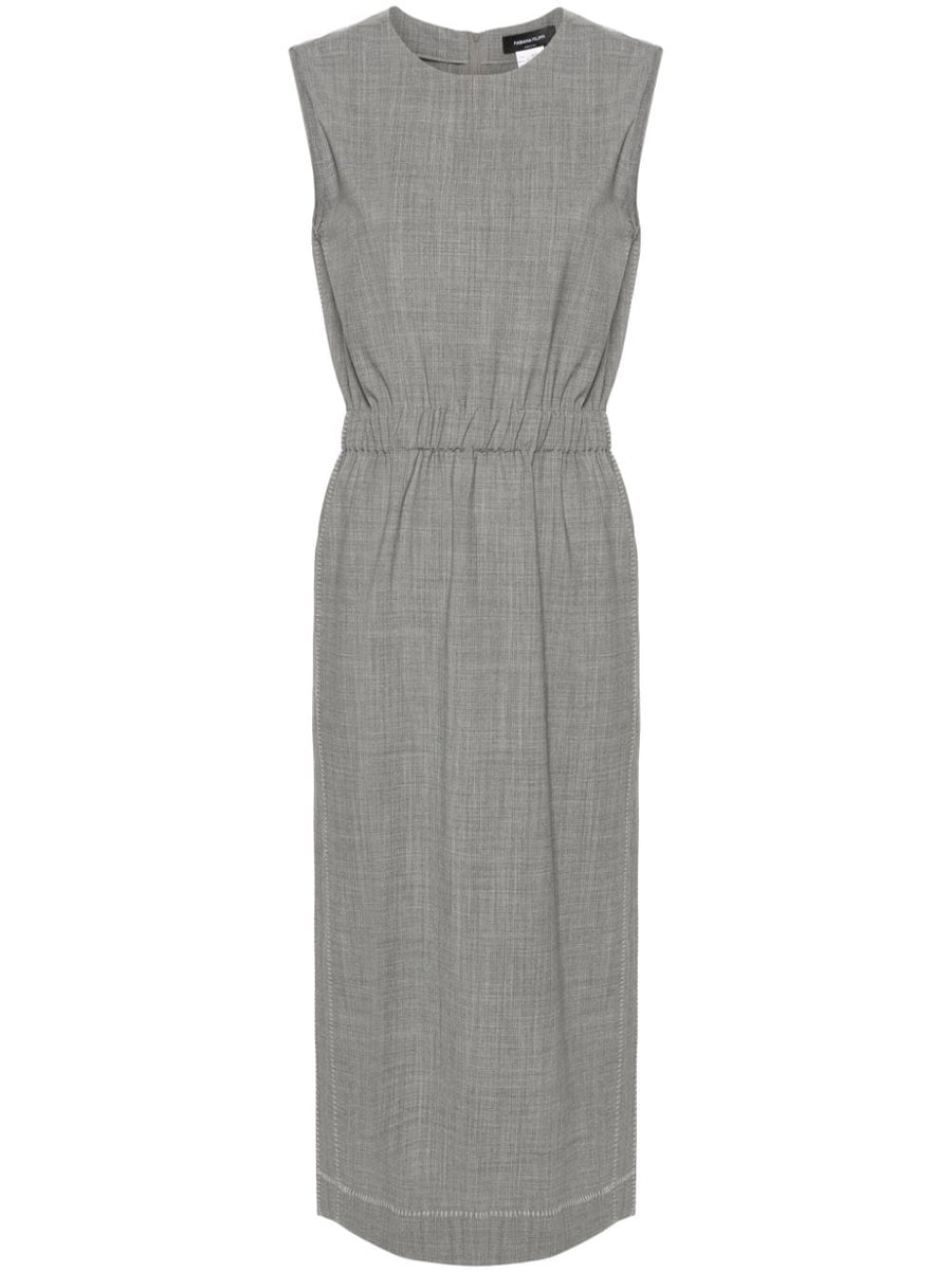 Fabiana Filippi Virgin Wool 75% dress in grey