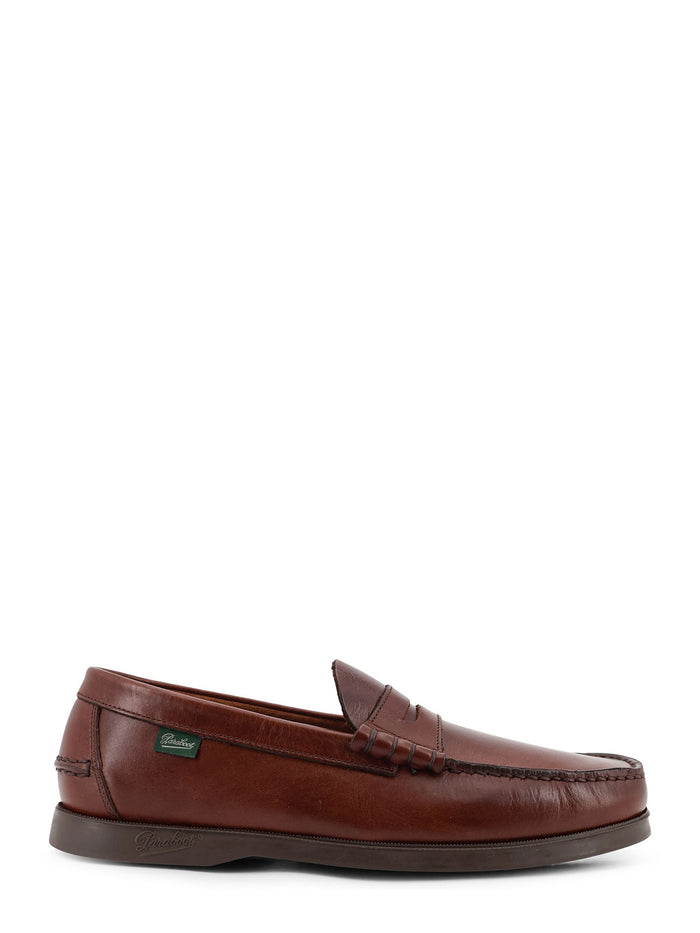 Paraboot Flat Shoes Marron Pelle/gomma