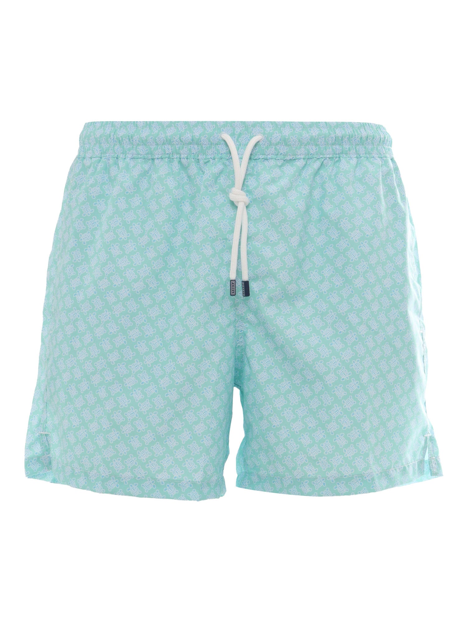 SWIM TROUSERS WOVEN FABRIC MAN Light Blue Polyester Costume