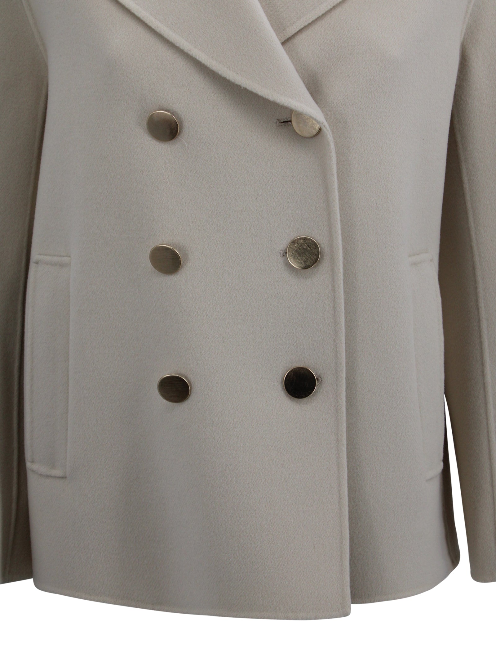 S Max Mara Jackets Yellow Virgin Wool