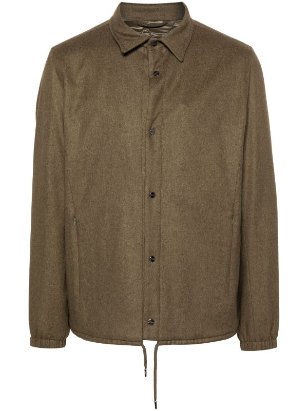 Herno Outer: Cashmere 49% jacket in khaki