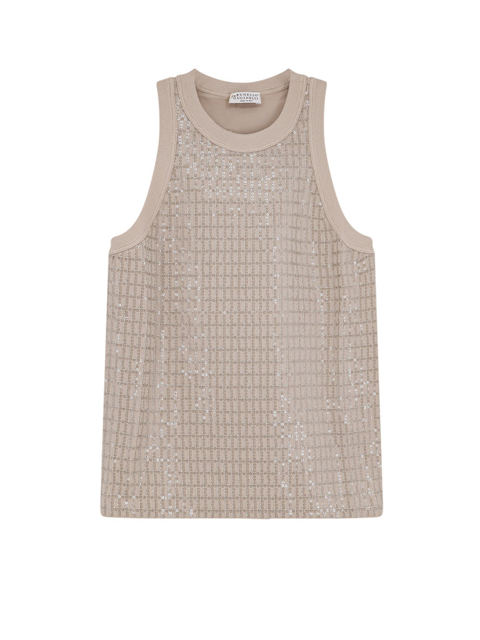 Brunello Cucinelli T-Shirts And Polos Beige Cotone
