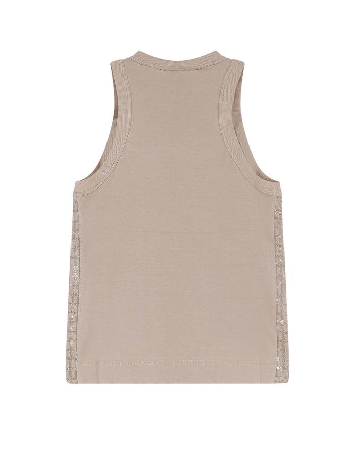 Brunello Cucinelli T-Shirts And Polos Beige Cotone