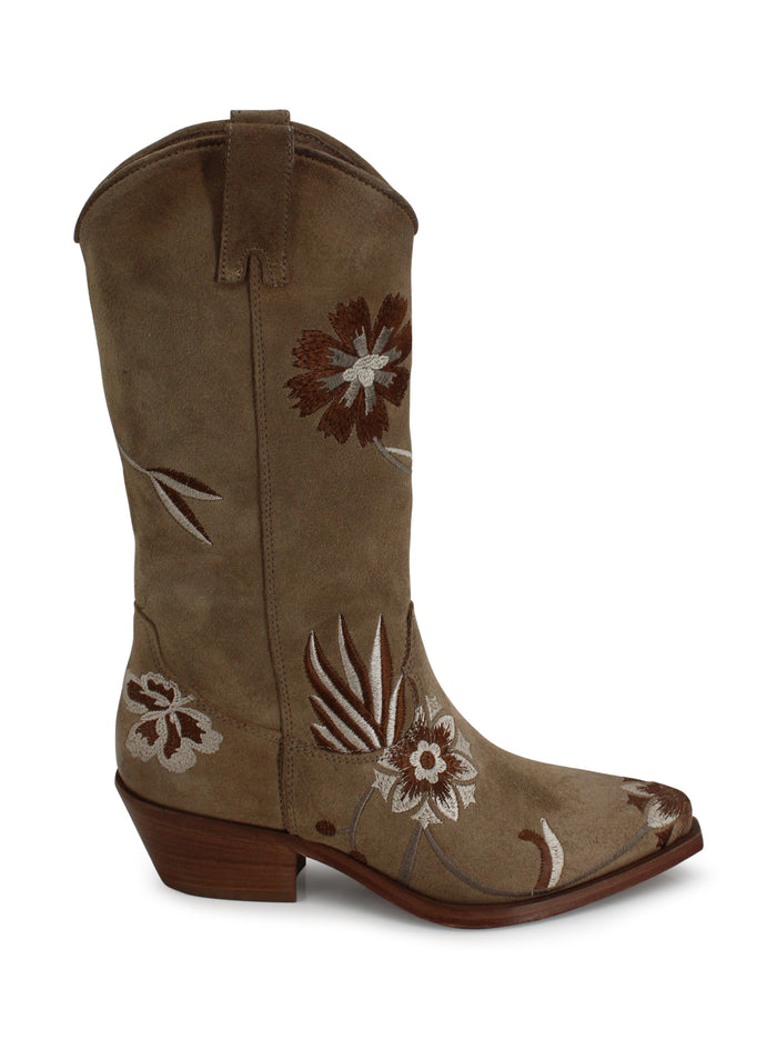 Parosh Boots Sand Leather